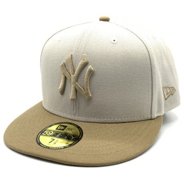 New Era ニューエラ 59FIFTY ONSPOTZ オンスポッツ別注 2トーン ベースボールキャップ ベージュ Size 7 5/8 (60.6cm) 福生店