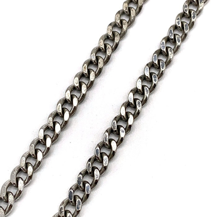 ブランド不明 シルバー925 チェーンネックレス SILVER GEO2 32.5g Size 55cm 福生店
