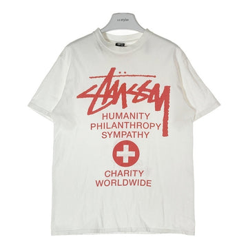 STUSSY ステューシー チャリティー ワールドツアー Tシャツ ホワイト sizeM 瑞穂店