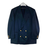 Christian Dior MONSIEUR クリスチャンディオール ムッシュ ウール ダブル ブレザー 金釦 テーラードジャケット ネイビー sizeL 瑞穂店