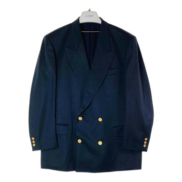 Christian Dior MONSIEUR クリスチャンディオール ムッシュ ウール ダブル ブレザー 金釦 テーラードジャケット ネイビー sizeL 瑞穂店