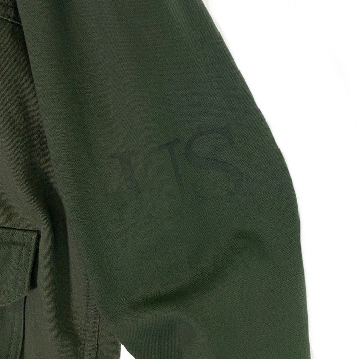 oddment オッドメント リメイク コットン ワークジャケット オリーブ 米軍バッグ生地 Tバック Size XL 相当 福生店