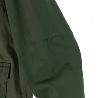 oddment オッドメント リメイク コットン ワークジャケット オリーブ 米軍バッグ生地 Tバック Size XL 相当 福生店
