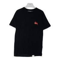 STUSSY ステューシー ロゴ 両面プリント Tシャツ ブラック sizeS 瑞穂店