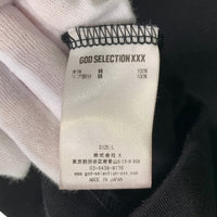 GOD SELECTION XXX ゴッドセレクショントリプルエックス 9th ANNIVERSARY T-SHIRT 半袖 Tシャツ ブラック グリーン Size L 福生店