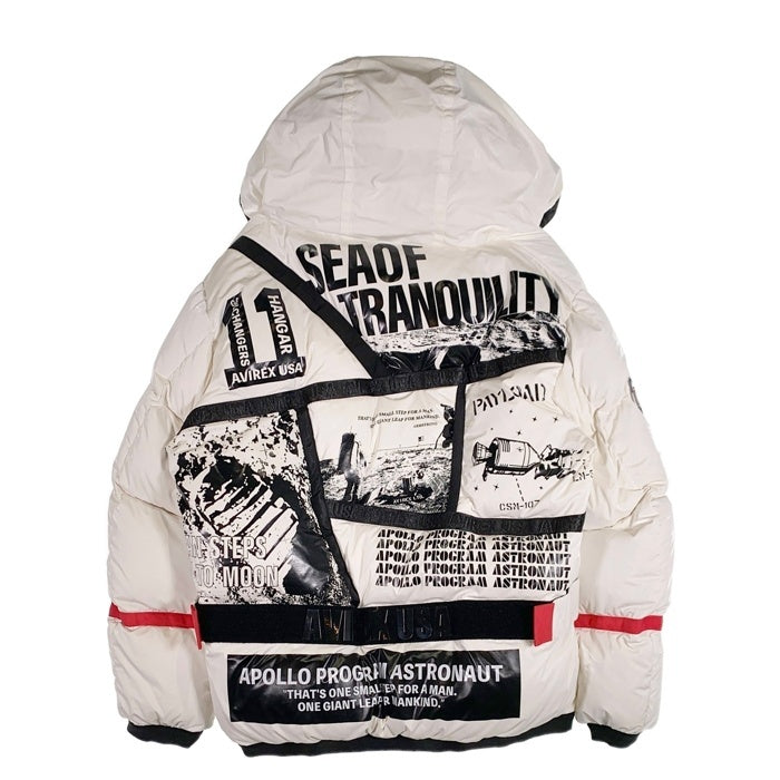 AVIREX アヴィレックス APOLO DOWN JACKET アポロダウンジャケット ホワイト 6102189 Size XL 福生店