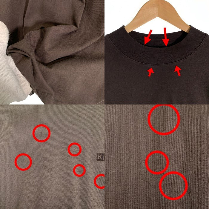 KITH キス スモールボックスロゴ ロングスリーブTシャツ チャコールグレー Size XL 福生店