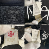STUSSY ステューシー INTERNATIONAL TRIBE 半袖 Tシャツ ブラック Size XL 福生店