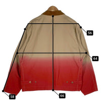 PLT PARIS SAINT GERMAIN パリサンジェルマン キャンバスダック ジップアップジャケット ベージュ レッド ベイクルーズ Size L 福生店