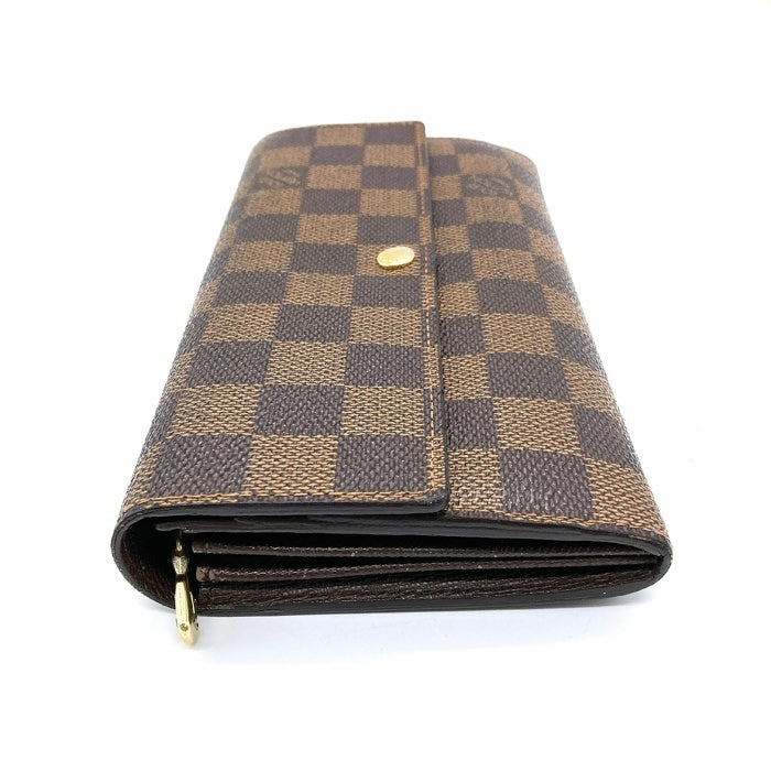 LOUISVUITTON ルイヴィトン ダミエ  ポルトフォイユサラ 長財布 N61734 ブラウン　※ホック緩め 瑞穂店
