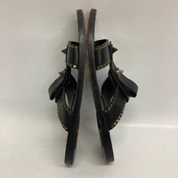 Christian Louboutin クリスチャンルブタン レザー スタッズ サンダル ブラック size43 瑞穂店