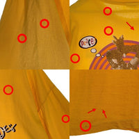 Volvo Cannondale ボルボ キャノンデール Mountain Bike Raching Team プリントTシャツ イエロー USA製 Size G (40-42) XL相当 福生店