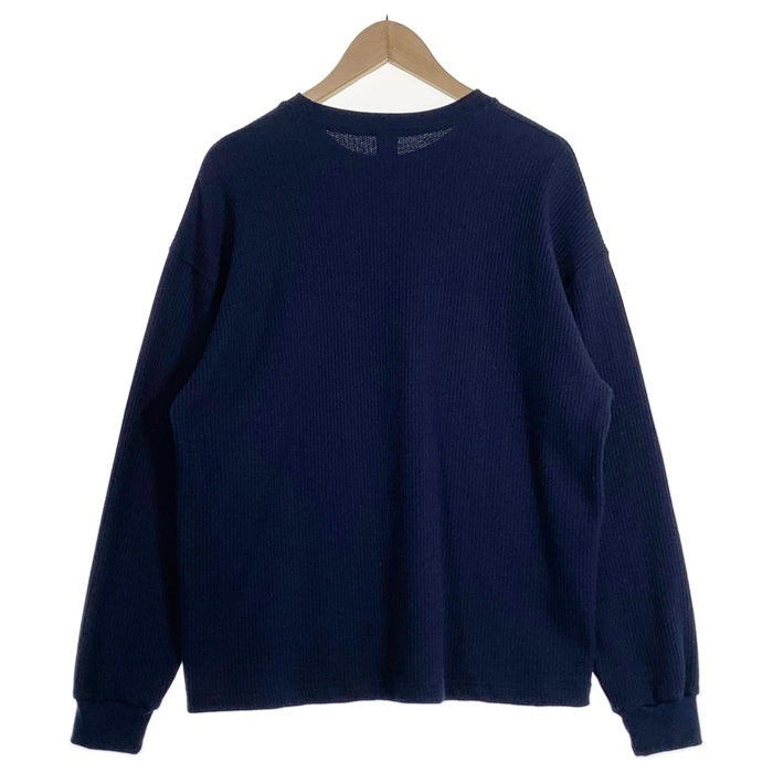 WAIPER.inc ワイパー SCREEN STARS クルーネックサーマルカットソー ネイビー 2423-429WP Size M 福生店