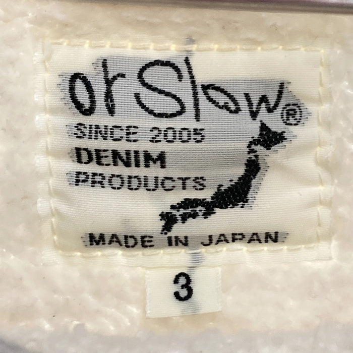orSlow オアスロウ プルオーバーパーカー グレー size3※首・袖口汚れ有 瑞穂店