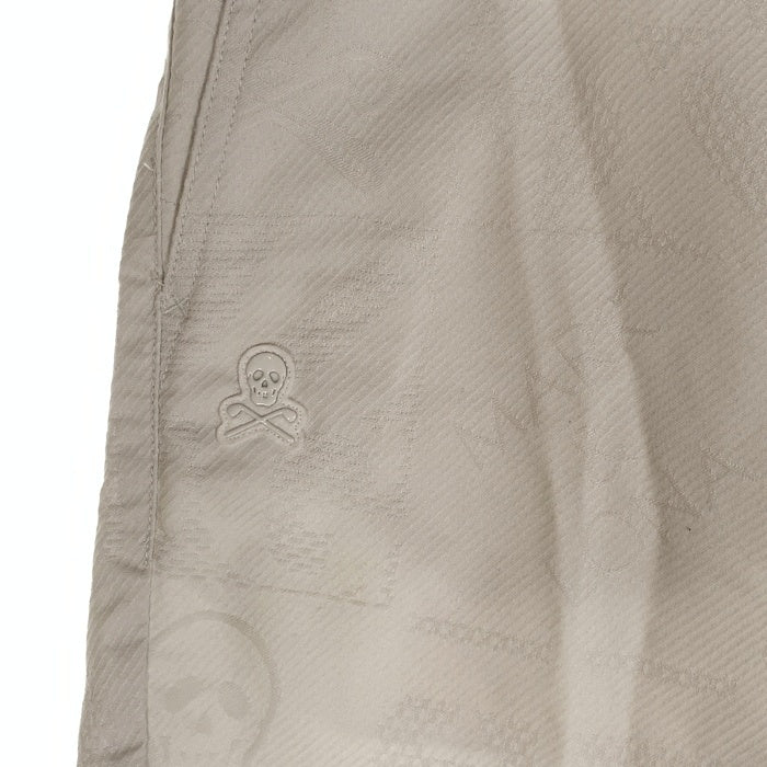 MARK&LONA マークアンドロナ FLOG 6PK Shorts ジャカード ショートパンツ ライトグレー MLM-4A-AT08 ゴルフ Size 48 福生店