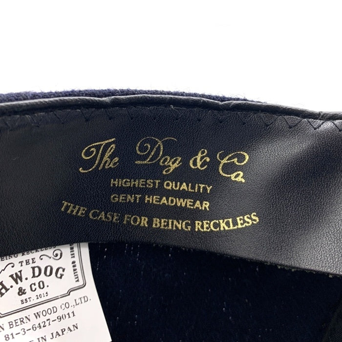 THE H.W.DOG&CO. ドッグアンドコー ウール ベースボールキャップ ブラック D-00001 福生店