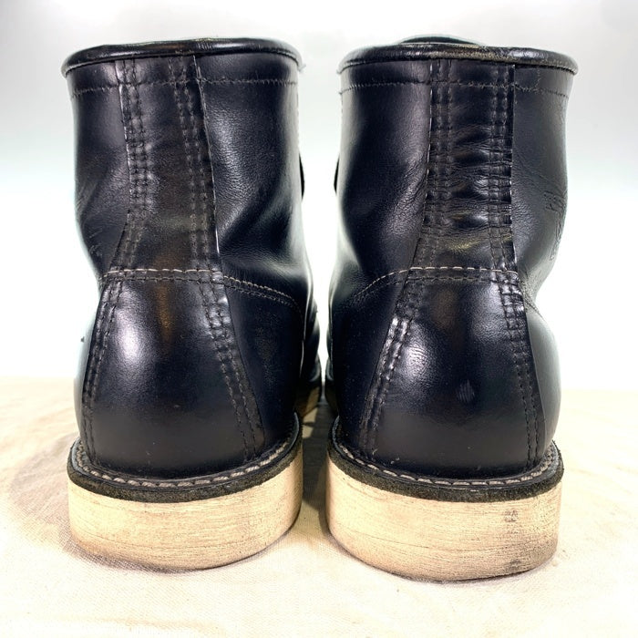 REDWING レッドウィング IRISH SETTER アイリッシュセッター 8130 ブラッククローム モックトゥ ブラック USA製 Size US7 1/2D (25.5cm) 福生店