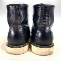 REDWING レッドウィング IRISH SETTER アイリッシュセッター 8130 ブラッククローム モックトゥ ブラック USA製 Size US7 1/2D (25.5cm) 福生店