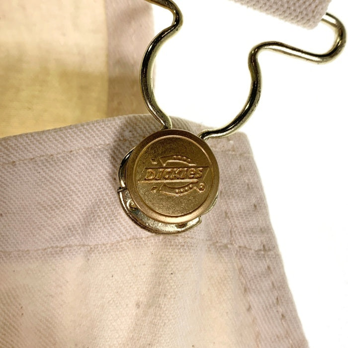 90's Dickies ディッキーズ オーバーオール 生成 アイボリー USA製 Size 34×34 福生店