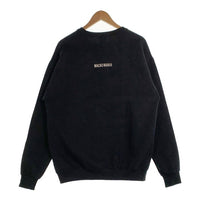 WACKO MARIA ワコマリア STAND BY ME SWEATSHIRT スタンドバイミープリント クルーネックスウェットトレーナー ブラック SBM-WM-SS01 Size L 福生店