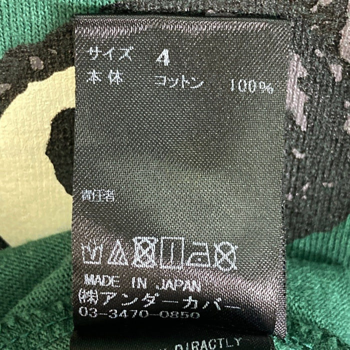 UNDER COVER アンダーカバー 禅 ZENMONDOOO プリントロングTシャツ グリーン size4 瑞穂店