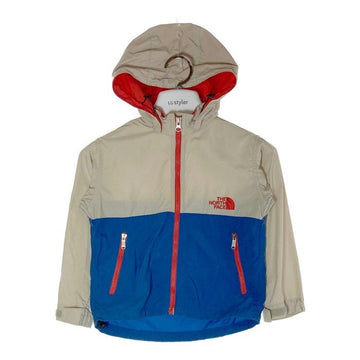 THE NORTH FACE ノースフェイス コンパクトジャケット キッズ NPJ21250 ベージュ × ブルー Size 110 瑞穂店