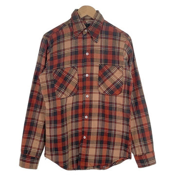70's BIG MAC ビッグマック フランネルチェックシャツ レッド ベージュ Size S 福生店