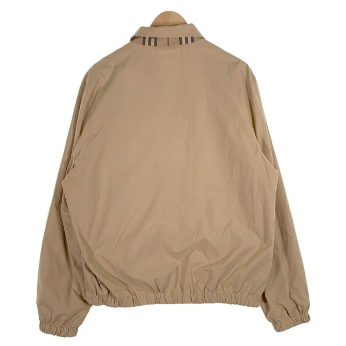 BURBERRY LONDON バーバリーロンドン リバーシブル ジップアップジャケット ベージュ ノバチェック イングランド製 Size M-L 相当 福生店