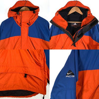 00's NIKE ACG ナイキエーシージー OUTER LAYER 3 アノラック プルオーバージャケット ブルー オレンジ Size L 福生店