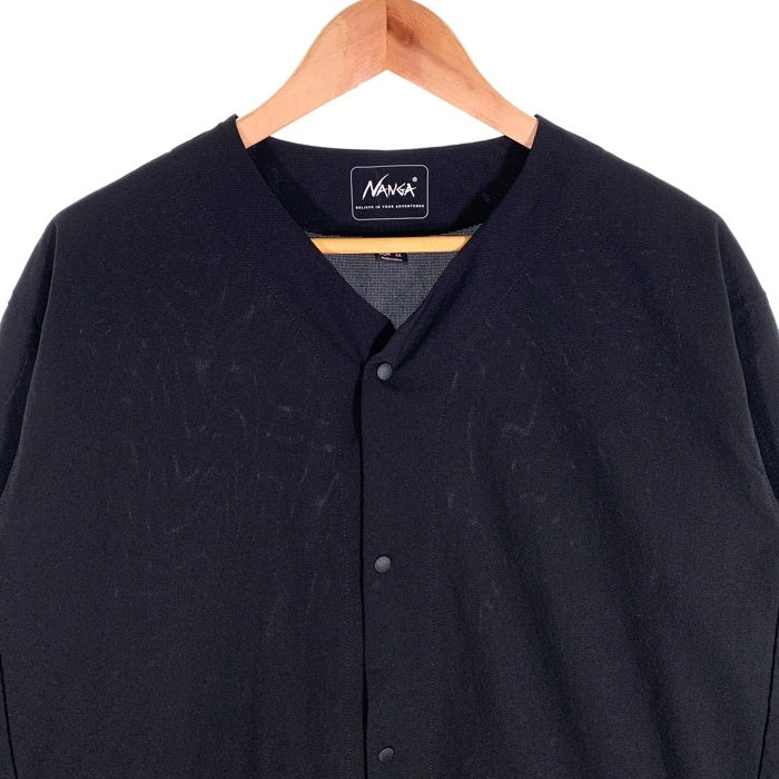 NANGA ナンガ 26SS DotAir COMFY CARDIGAN ドットエア コンフィ カーディガン ブラック Size M 福生店