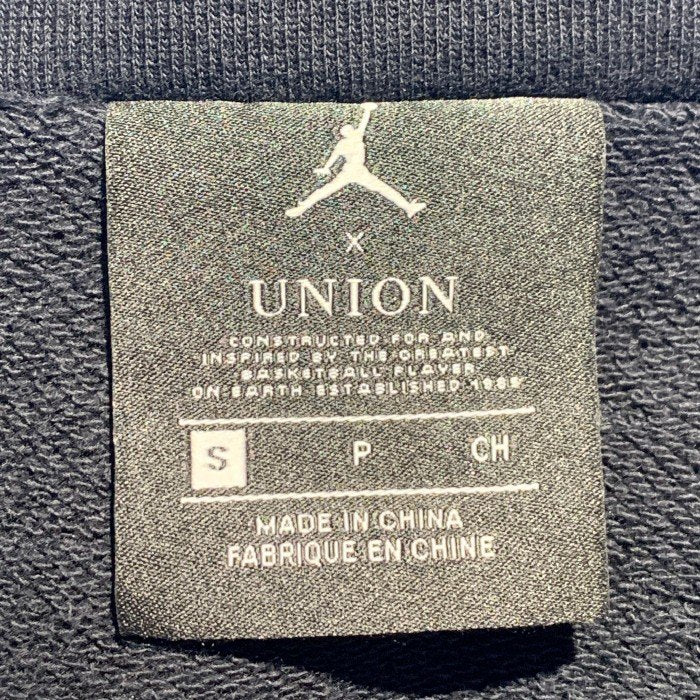 JORDAN ジョーダン UNION ユニオン NRG AS 1/2 ZIP ハーフジップ ナイロンジャケット ブラック レッド 袖スウェット AH3409-010 Size S 福生店