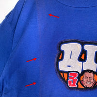 00's NIKE ナイキ Allen Iverson アレン・アイバーソン NBA 半袖 Tシャツ ブルー メキシコ製 Size L 福生店