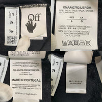 OFF-WHITE オフホワイト Oversized Caravaggio Saint Jerome Writing T-Shirts カラヴァッジョ プリントTシャツ ブラック OMAA027R21JER004 Size L 福生店