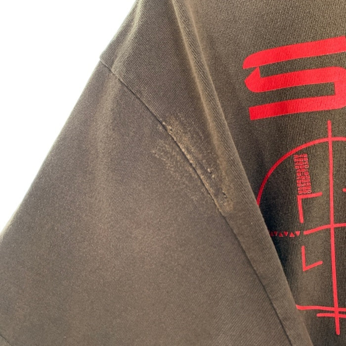 Warren Lotas ウォーレンロータス SNIPER ダメージ加工 半袖 Tシャツ ブラウン Size M 福生店