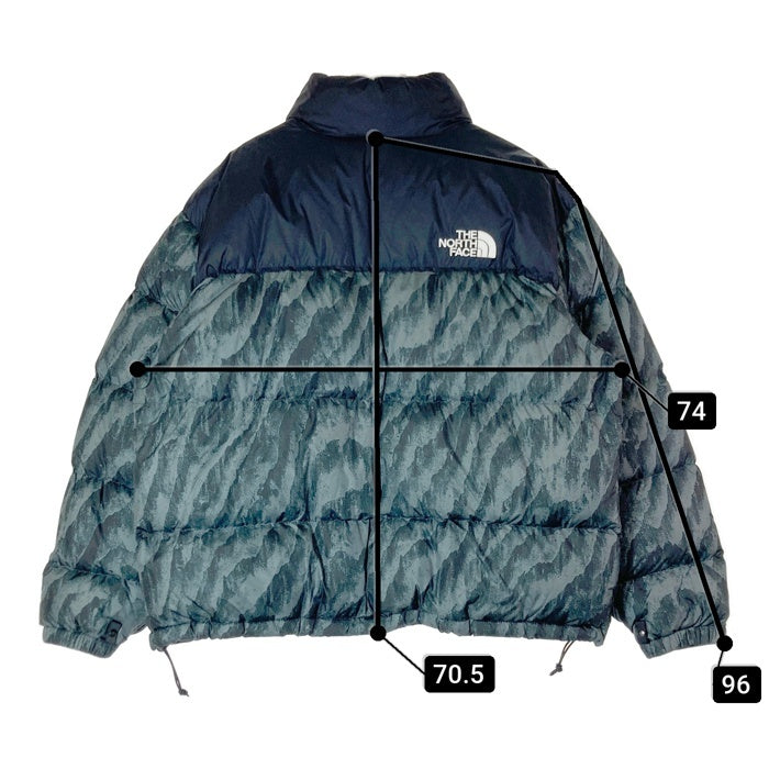 THE NORTH FACE ノースフェイス NF0A5IX4 1996 RETRO NUPTSE JACKET 総柄 レトロ ヌプシ ダウンジャケット グリーン sizeXXL 瑞穂店