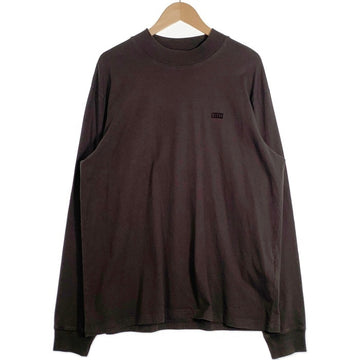 KITH キス スモールボックスロゴ ロングスリーブTシャツ チャコールグレー Size XL 福生店
