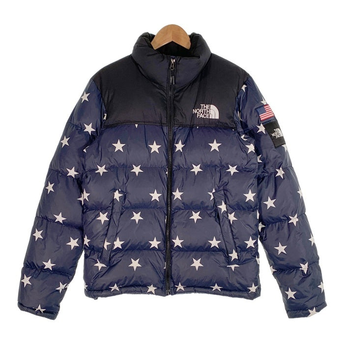 THE NORTH FACE ノースフェイス Nuptse Jacket ヌプシジャケット ダウン 星条旗 US企画 ネイビー Size S 福生店