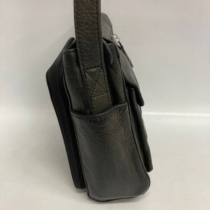 FOSSIL フォッシル ショルダーバック レザー キーチャーム付 ブラック 瑞穂店