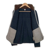 FilMelange フィルメランジェ GERRY3 圧縮ウール ジップアップジャケット  ネイビー グレー 日本製 Size 3 福生店