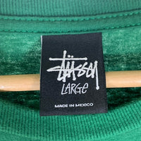 STUSSY ステューシー Stir It Up ロンT ロングスリーブ 長袖 Tシャツ グリーン Size L 福生店