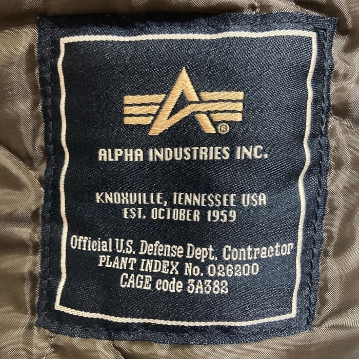 ALPHA INDUSTRIES アルファインダストリーズ GENERAL SUPPLY SHIPS別注 N-3B フライトジャケット カーキ sizeS 瑞穂店