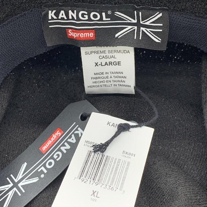 SUPREME シュプリーム 20SS KANGOL カンゴール BERMUDA CASUAL バミューダカジュアル ハット ブラック Size XL 福生店