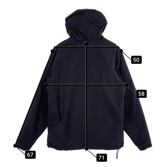 Carhartt WIP カーハート ワークインプログレス NIMBUS PULLOVER ナイロン プルオーバージャケット アノラック 内フリース ブラック Size L 福生店