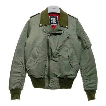 SWAGGER スワッガー SWGJKT-437 MA-1 ダブルライダース ジャケット カーキ sizeM 瑞穂店