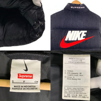 SUPREME シュプリーム NIKE ナイキ 24SS Denim Puffer Vest デニム パファー ベスト ブラック Size S 福生店