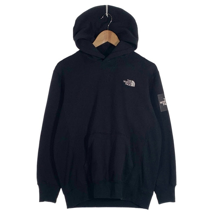 THE NORTH FACE ノースフェイス SQUARE LOGO HOODIE スクエアロゴ フーディ スウェットパーカー ブラック NT61835 Size M 福生店