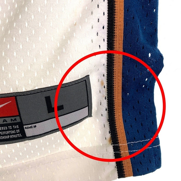 00's NIKE TEAM ナイキ NBA Washington Wizards ワシントン・ウィザーズ マイケルジョーダン タンクトップ ユニフォーム ホワイト ブルー Size L 福生店