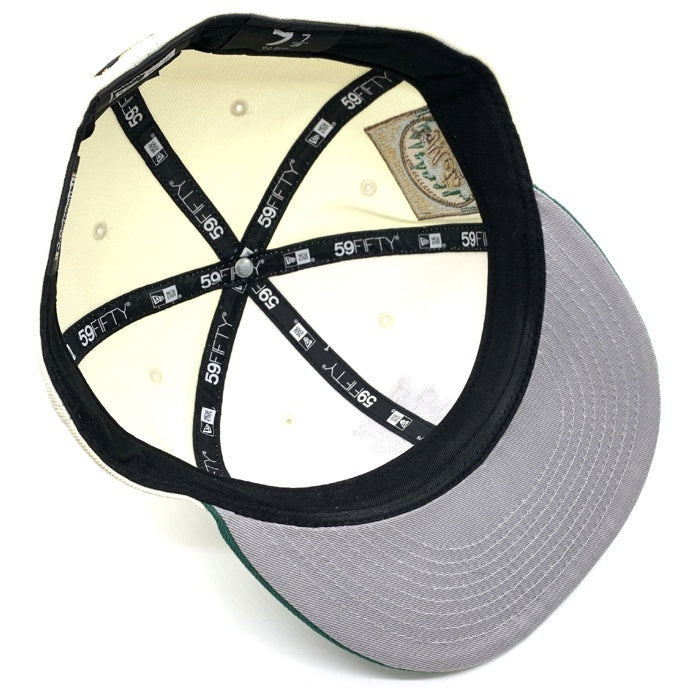 New Era ニューエラ 59FIFTY ニューヨーク・メッツ 25周年パッチ ベースボールキャップ クリーム グリーン Size 7 7/8 (62.5cm) 福生店