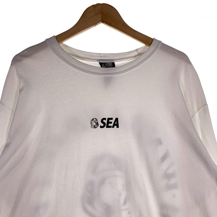 BILLIONAIRE BOYS CLUB ビリオネアボーイズクラブ WIND AND SEA ウィンダンシー 長袖 Tシャツ ホワイト Size L 福生店