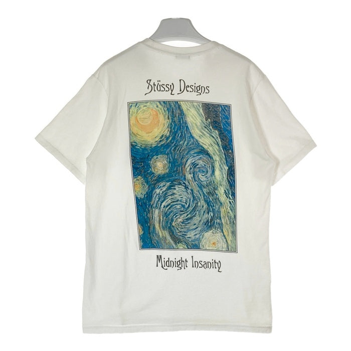 STUSSY ステューシー Midnight Insanity ミッドナイトインサニティ Tシャツ ホワイト sizeM 瑞穂店